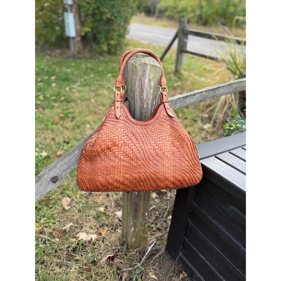 Cole Haan woven leather Genevieve shoulder bag - Picture 4 of 12